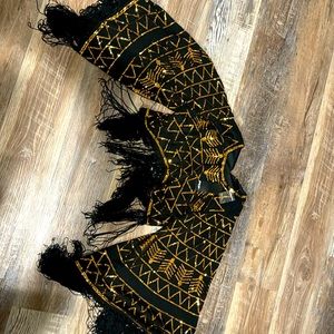 Sequin Detail Fringe Crop Top. Bought from Nasty Girl